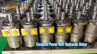 Motor Hidraulik Orbital Seri KM1, Kepadatan Daya Tinggi yang Kompak untuk Aplikasi Tugas Menengah