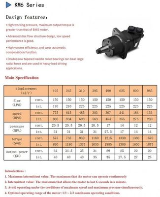 Beli KM6 Orbital Sauer  Motor Hidrolik Penggantian Roda Hidrolik Odm online manufacture