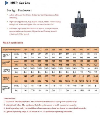Beli KMER 200ml/R Orbit Motor Pumps Struktur Hidraulik Casing Hitam online manufacture